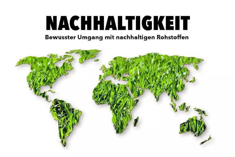 Nachhaltigkeit in der Produktion unserer Holz-Produkte